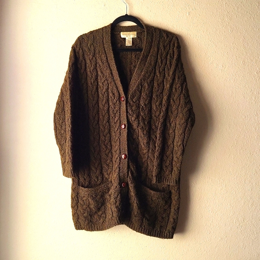 VINTAGE Jones NY Wool Cardigan